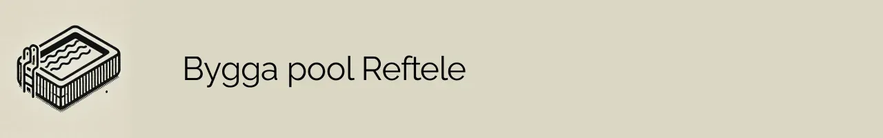 Bygga pool Reftele